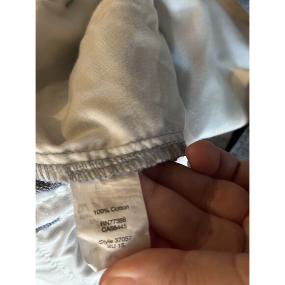 J. Crew Rivington 10.5" Inseam Blue Chino Shorts Mens Size 30W Stylish Outdoor - Picture 7 of 9